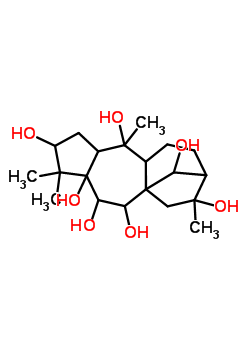 (14R)-grayanotoxane-3beta,5,6beta,7alpha,10,14,16-heptol Structure,56663-60-6Structure