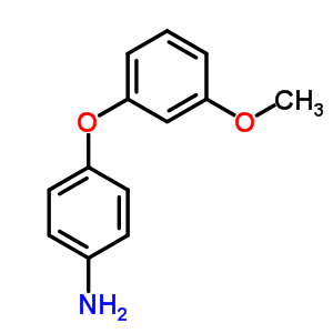 4-(3-Methoxyphenoxy)aniline Structure,56705-86-3Structure