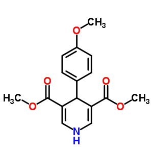 Dimethyl 4-(4-methoxyphenyl)-1,4-dihydropyridine-3,5-dicarboxylate Structure,56820-26-9Structure