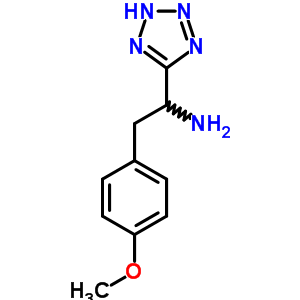 2-(4-Methoxyphenyl)-1-(2h-tetrazol-5-yl)ethanamine Structure,56876-27-8Structure