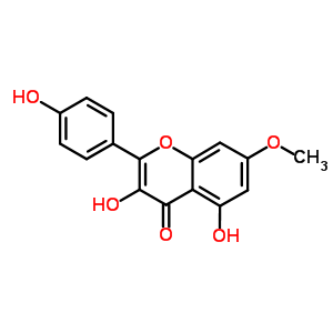 鼠李柠檬素结构式_569-92-6结构式