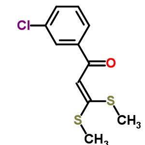 1-(3-Chloro-phenyl)-3,3-bis-methylsulfanyl-propenone Structure,56944-68-4Structure