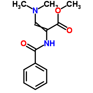 Methyl (z)-2-benzoylamino-3-dimethylaminopropenoate Structure,56952-04-6Structure