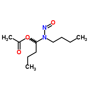 Butyl-(1-acetoxy)butyl-nitrosamine Structure,56986-35-7Structure