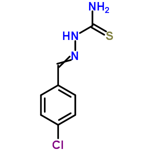 2-(4-Chlorobenzylidene)hydrazine-1-carbothioamide Structure,5706-80-9Structure