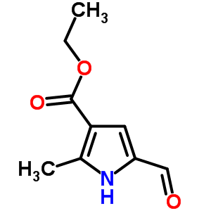 Ethyl 5-formyl-2-methyl-1h-pyrrole-3-carboxylate Structure,57061-48-0Structure