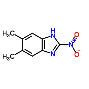 Benzimidazole, 5,6-dimethyl-2-nitro-(7ci,8ci) Structure,5709-69-3Structure