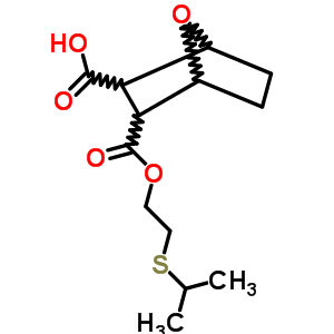 6-(2-丙烷-2-基磺酰基乙氧基羰基)-7-噁双环[2.2.1]庚烷-5-羧酸结构式_57105-54-1结构式