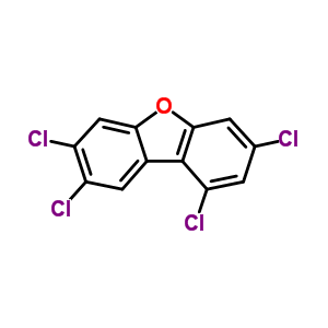 1,3,7,8-Tetrachlorodibenzofuran Structure,57117-35-8Structure