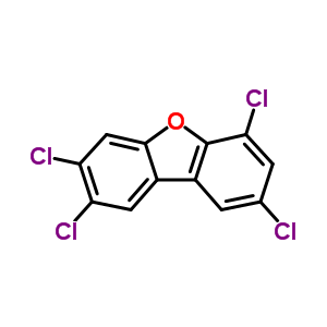 2,3,6,8-Tetrachlorodibenzofuran Structure,57117-37-0Structure