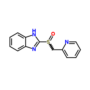 2-[[(2-吡啶)甲基]亚磺酰基]苯并咪唑结构式_57237-97-5结构式