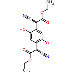 A,a-二氰基-2,5-二羟基-1,4-亚苯基二乙酸酯结构式_57271-90-6结构式