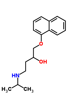 1-(Isopropylamino)-4-(1-naphtyloxy)-3-butanol Structure,57281-37-5Structure