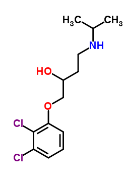 1-(Isopropylamino)-4-(2,3-dichlorophenoxy)-3-butanol Structure,57281-46-6Structure