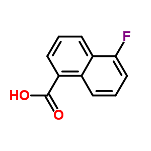 5-氟-1-萘酸结构式_573-04-6结构式