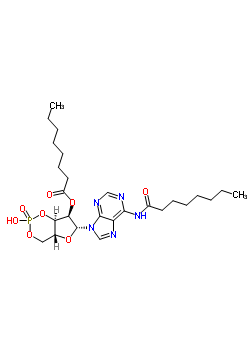 N(1),o(2)-dioctanoyl cyclic amp Structure,57329-09-6Structure