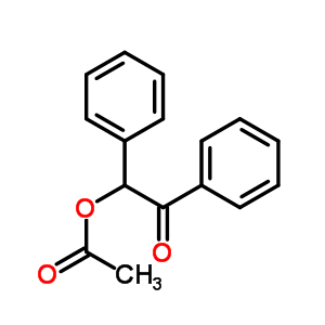 2-Oxo-1,2-diphenylethyl acetate Structure,574-06-1Structure