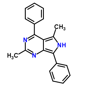 6H-pyrrolo(3,4-d)pyrimidine, 2,5-dimethyl-4,7-diphenyl- Structure,57436-34-7Structure