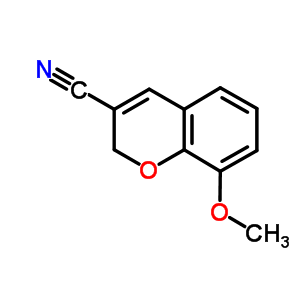 8-Methoxy-2h-chromene-3-carbonitrile Structure,57543-69-8Structure