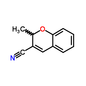 2-Methyl-2h-1-benzopyran-3-carbonitrile Structure,57543-73-4Structure