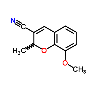 8-Methoxy-2-methyl-2h-1-benzopyran-3-carbonitrile Structure,57543-74-5Structure