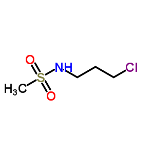 N-(3-氯丙基)甲烷磺酰胺结构式_57590-72-4结构式