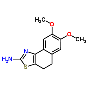 2-Amino-4,5-dihydro-7,8-dimethoxynaphtho[1,2-d]thiazole Structure,57595-86-5Structure