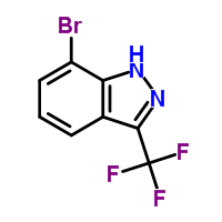 7-溴-3-三氟甲基-1H-吲唑结构式_57631-12-6结构式