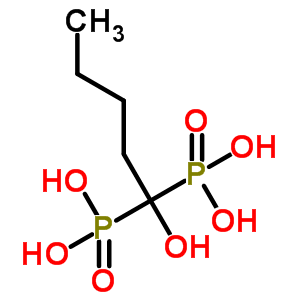 (1-Hydroxy-1-phosphonopentyl)phosphonic acid Structure,57638-03-6Structure