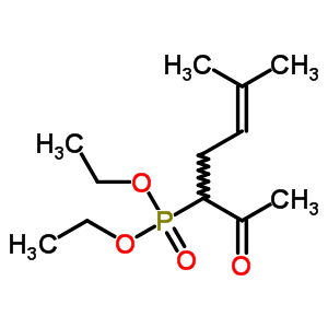 3-Diethoxyphosphoryl-6-methyl-hept-5-en-2-one Structure,57654-92-9Structure