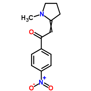 Ethanone,2-(1-methyl-2-pyrrolidinylidene)-1-(4-nitrophenyl)- Structure,57705-38-1Structure