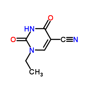 1-Ethyl-2,4-dioxo-1,2,3,4-tetrahydropyrimidine-5-carbonitrile Structure,57712-57-9Structure