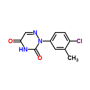 2-(4-Chloro-3-methylphenyl)-1,2,4-triazine-3,5(2h,4h)-dione Structure,57715-76-1Structure