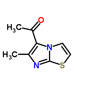 1-(6-甲基咪唑并[2,1-b][1,3]噻唑-5-基)乙酮结构式_57738-11-1结构式