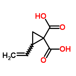 2-Ethenylcyclopropane-1,1-dicarboxylic acid Structure,57742-48-0Structure