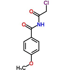 N-(2-chloro-acetyl)-4-methoxy-benzamide Structure,57764-60-0Structure