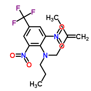 N-(2-methyl-2-propenyl)-2,6-dinitro-n-propyl-4-trifluoromethylaniline Structure,57801-46-4Structure