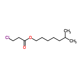 3-Chloropropanoic acid 6-methylheptyl ester Structure,57807-80-4Structure