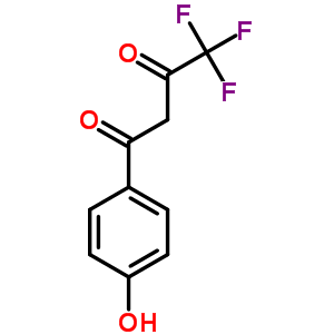 4,4,4-Trifluoro-1-(4-hydroxyphenyl)butane-1,3-dione Structure,57965-22-7Structure