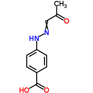 Benzoic acid,4-[(2-oxopropylidene)hydrazino]-(9ci) Structure,57965-40-9Structure