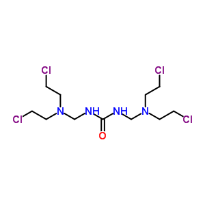 N,n’-bis[[bis(2-chloroethyl)amino]methyl ]urea Structure,58050-48-9Structure