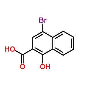 1-羟基-4-溴-2-萘酸结构式_5813-37-6结构式