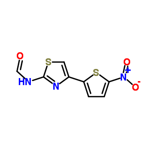 N-[4-(5-nitro-2-thienyl)-2-thiazolyl ]formamide Structure,58139-46-1Structure