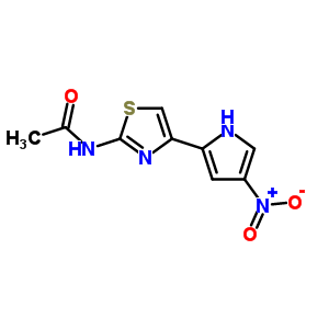 N-[4-(4-nitro-1h-pyrrol-2-yl)-2-thiazolyl ]acetamide Structure,58139-58-5Structure