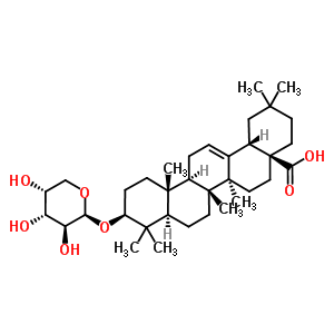 3-O-arabinopyranosyloleanolic acid Structure,58163-30-7Structure