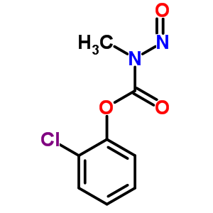 Methylnitrosocarbamic acid 2-chlorophenyl ester Structure,58169-97-4Structure