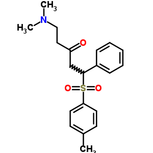 5-Dimethylamino-1-(4-methylphenyl)sulfonyl-1-phenyl-pentan-3-one Structure,58187-55-6Structure