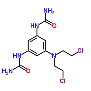 [3-[Bis(2-chloroethyl)amino]-5-(carbamoylamino)phenyl]urea Structure,58200-04-7Structure