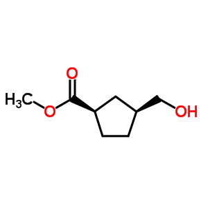 Methyl cis-3-hydroxymethylcyclopentane-1-carboxylate Structure,58240-93-0Structure