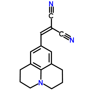 Propanedinitrile,2-[(2,3,6,7-tetrahydro-1h,5h-benzo[ij]quinolizin-9-yl)methylene]- Structure,58293-56-4Structure